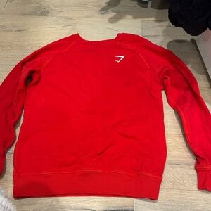 Gymshark Red Crewneck Sweater